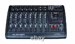 10 Channel 4000 Watts Professional Power Mixer Amplifier Usb/sd Pa System 16 Dsp