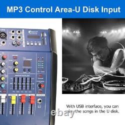 12 Channel Professional Powered Mixer Power Mixing Amplifier Amp 16DSP USB 2000W