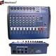 1500w Pro 8 Channel Mixer Withpower Amplifier Withbluetooth Sound Package Powertable