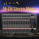 16 Channel Professional Powered Mixer Power Mixing Amplifier Amp Sk16 + Us Plug
