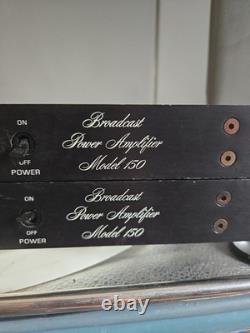 2-BGW 150 professional PA amplifiers Broadcast Power Amps, Vintage -price Each