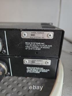2-BGW 150 professional PA amplifiers Broadcast Power Amps, Vintage -price Each