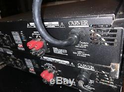 (2) Carver Professional PXM450 PXM-450 Professional Amplifier RARE! Excellent