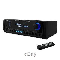 200w Dj Professional Home Audio Digital Stereo 4 Channel Power Amp Amplifier Fm