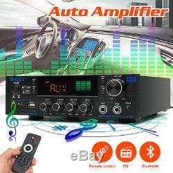 220V-240V 2000W 2 Channel Pro bluetooth Power Amplifier AMP Stereo Audio