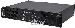 3000 Watt Peak / 800W RMS 2 Channel Power Amplifier Pro/Dj Amp (RPA9)