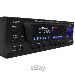 300w Dj Professional Home Audio Digital Stereo 2 Channel Power Amp Amplifier Fm