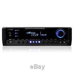 300w Dj Professional Home Audio Digital Stereo 4 Channel Power Amp Amplifier Fm