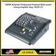 4 Channel Professional Powered Mixer Power Mixing Amplifier Withusb Slot Amp 16dsp