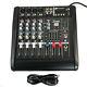 4 Channel Professional Powered Mixer Power Mixing Amplifier Amp 16dsp Us