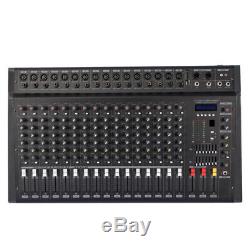 4000 Watt 16 Channel Professional Powered Mixer power mixing Amplifier Amp 16DSP