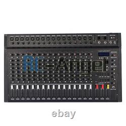 4000Watts 16 Channel Professional Powered Mixer power mixing Amplifier Amp 1608D