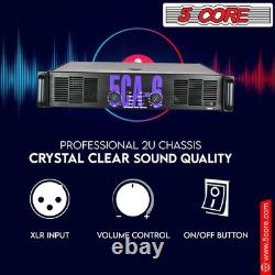 5 Core CA6 2x800W Power Amplifier Pro PA Stereo Amp 2/4/8 Ohm DJ Stage