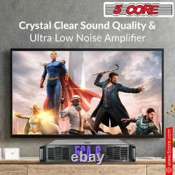 5 Core CA6 2x800W Power Amplifier Pro PA Stereo Amp 2/4/8 Ohm DJ Stage