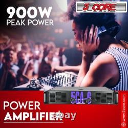 5 Core CA6 2x800W Power Amplifier Pro PA Stereo Amp 2/4/8 Ohm DJ Stage
