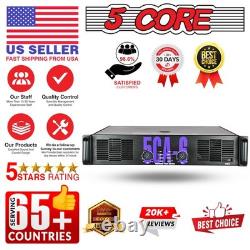 5 Core CA6 2x800W Power Amplifier Pro PA Stereo Amp 2/4/8 Ohm DJ Stage