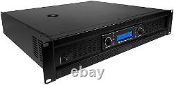 5000 Watt Peak / 1400W RMS 2 Channel Power Amplifier Pro/Dj Amp (RPA12)