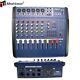 6 Channel Professional Powered Mixer Power Mixing Amplifier Amp 16dsp Usb 1000w