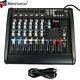 6 Channel Professional Powered Mixer Power Mixing Amplifier 16dsp Usb