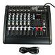 6 Channel Professional Powered Mixer Power Mixing Amplifier 16dsp Usb