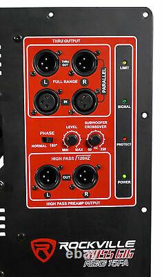600 Watt RMS Pro Audio Powered Subwoofer Amplifier Plate Module Panel XLR In/Out
