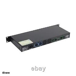 600Wx2 Pro Class D Power Amplifier 2 Channel Power Amp for Bar Disco Concerts