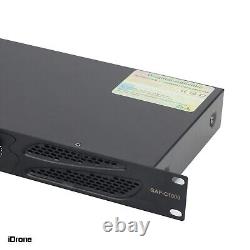 600Wx2 Pro Class D Power Amplifier 2 Channel Power Amp for Bar Disco Concerts