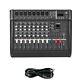 8 Channel 16dsp Professional Powered Mixer Power Mixing Amplifier Usb