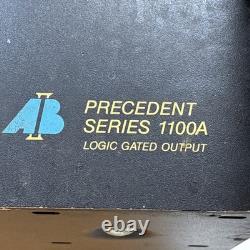AB International Precedent Series 1100A Logic Gated Output Pro Audio Amplifier