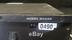 ALTEC LANSING 9444A PRO POWER AMPLIFIER 300W x2 4-OHMS 3 RU FAN Cooled
