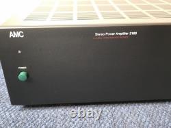 AMC 2100 Stereo Power Amplifier Pro Audio Amp 1 Channel Needs Service