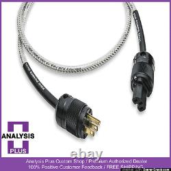 ANALYSIS PLUS 4ft Pro Power Oval Premium Amplifier Cable