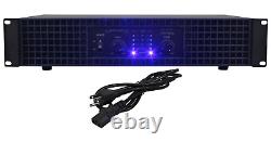 AX1200 1200 Watt 2-Channel Amplifier 2U Rack DJ Power Amp