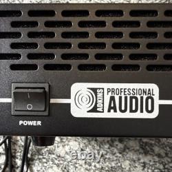 Adkins Professional Audio APA-2100 2100W 2-Channel Power Amplifier RCA Speakon