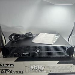 Alto Professional APX1000 2-Channel Audio Amplifier Power Amp with Manual