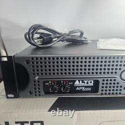 Alto Professional APX1000 2-Channel Audio Amplifier Power Amp with Manual