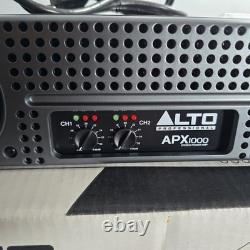 Alto Professional APX1000 2-Channel Audio Amplifier Power Amp with Manual