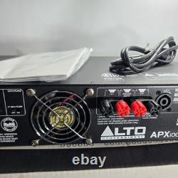 Alto Professional APX1000 2-Channel Audio Amplifier Power Amp with Manual