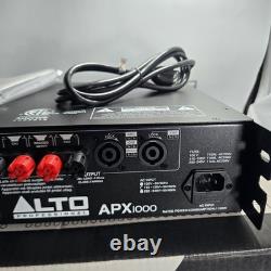 Alto Professional APX1000 2-Channel Audio Amplifier Power Amp with Manual