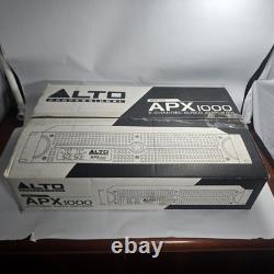 Alto Professional APX1000 2-Channel Audio Amplifier Power Amp with Manual