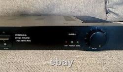 Apart PA-2120 MKII Professional Stereo Power Amplifier with Power Cord & Manual