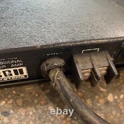 BGW Model 100 Professional Stereo Power Amplifier Needs Repair Lights On