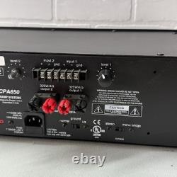 BIAMP CPA 650 Commercial Professional Power Amplifier 650 WATT