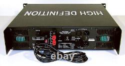 BRIDGE to 2000W? GLI Pro PVX-2000 400WithCh Power Amp! XLRPRO TESTED? GUARANTY