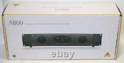 Behringer A800 Professional 800W Reference-Class Power Amplifier JP Black 220v