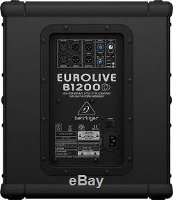 Behringer B1200D-PRO dsply Active Subwoofer Powered Sub 500W Class-D amplified