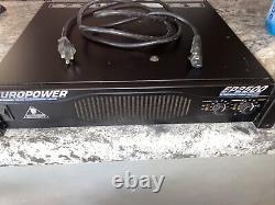 Behringer EP2500 EUROPOWER Pro Sound Power Amplifier 2 x 1200 Watt