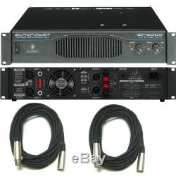Behringer Europower EP2000 Professional Stereo Power Amp (2 Free XLR Cables)