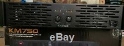 Behringer KM750 Pro Stereo Power Amplifier Accelerated Transient Response MINT