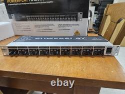Behringer Powerplay HA8000 8-Channel High-Power Headphones Amplifier Used